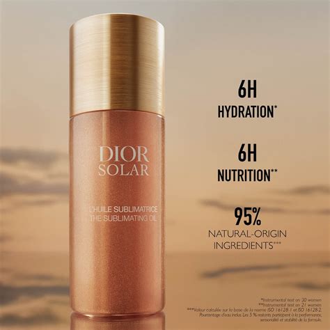 Dior solar oil